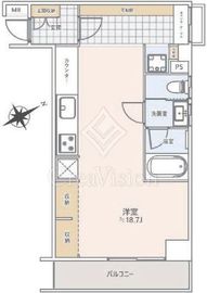ライオンズマンション飯田橋 7階 間取り図