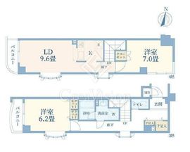 ディナ・スカーラ経堂南 3階 間取り図
