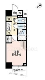 プレール・ドゥーク横濱浅間町 8階 間取り図