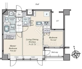 ピアース日吉 3階 間取り図