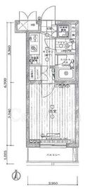 ルーブル中目黒 3階 間取り図