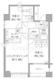 エーデル練馬 1101 間取り図