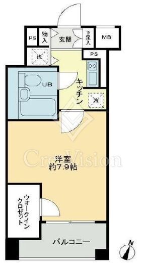 日神デュオステージ笹塚西館 4階 間取り図