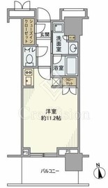 プラウドタワー小岩ファースト 8階 間取り図