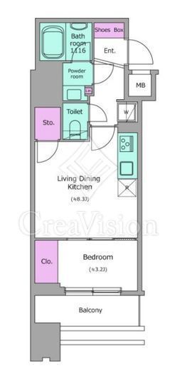 NL武蔵小杉レジデンス 301 間取り図