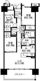 プレミスト湘南辻堂アクアフェイス 8階 間取り図