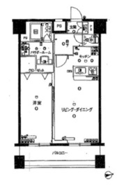 ヴィーダ・スカイコート品川 9階 間取り図