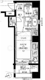 グランプレオ武蔵野 9階 間取り図