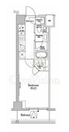 ザ・パークハビオSOHO市谷左内町 202 間取り図