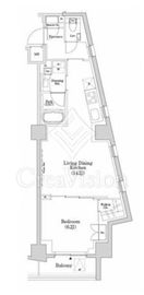 ザ・パークハビオSOHO市谷左内町 407 間取り図