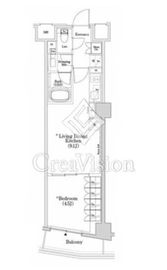 ザ・パークハビオSOHO市谷左内町 408 間取り図