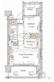 ブランシエスタ新丸子リバーフロント 707 間取り図