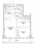 ザ・パークハビオSOHO市谷左内町 501 間取り図