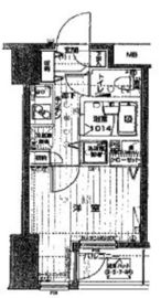 フォレシティ六本木 605 間取り図