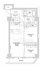 ザ・パークハビオSOHO市谷左内町 603 間取り図