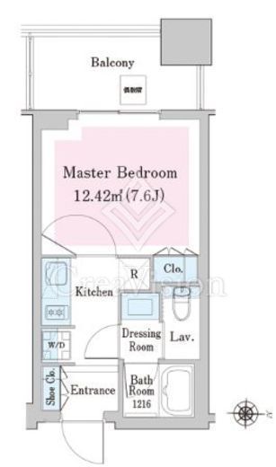 中野ステーションレジデンス 415 間取り図