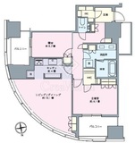 麻布台ヒルズレジデンスB 8階 間取り図