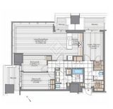 麻布台ヒルズレジデンスB 27階 間取り図