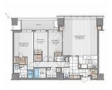 麻布台ヒルズレジデンスB 55階 間取り図