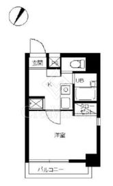 スカイコート目黒壱番館 2階 間取り図
