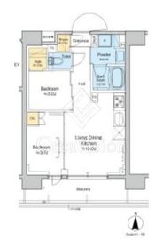 プラウドフラット西蒲田 302 間取り図