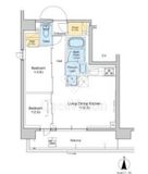 プラウドフラット西蒲田 701 間取り図