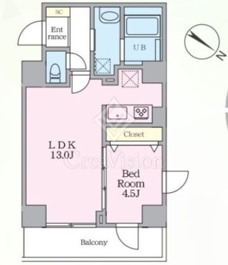 Luvast Yoyogi Park 301 間取り図