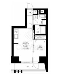 シティインデックス池袋 2階 間取り図