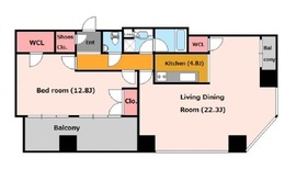 シティタワー新宿新都心 32階 間取り図