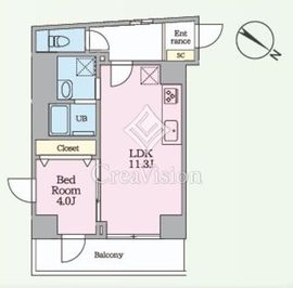 Luvast Yoyogi Park 503 間取り図