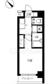 スカイコート浜松町 1階 間取り図