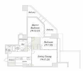 元麻布ヒルズ フォレストタワー 1階 間取り図