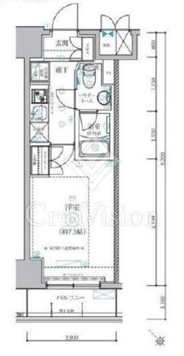 パティーナ川崎南DUO 2階 間取り図