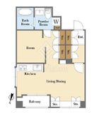 白金台グロリアハイツ 5階 間取り図