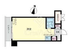 秀和日本橋箱崎レジデンス 6階 間取り図