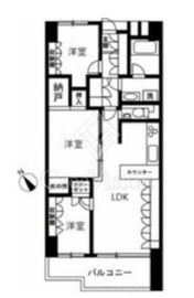 アイビハイツ南品川 9階 間取り図