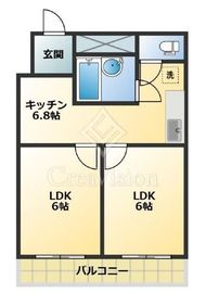 越前堀永谷マンション 10階 間取り図