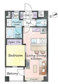 エスポワール銀座東 8階 間取り図