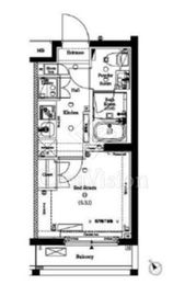ARKMARK目黒不動前 (アークマーク目黒不動前) 3階 間取り図