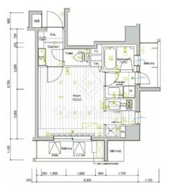 シーネクス品川荏原 9階 間取り図