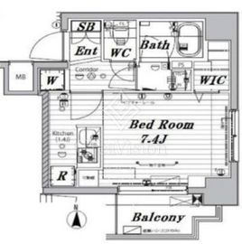 メイクスデザイン両国NORTH 8階 間取り図