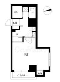 スカイコートヴァンテアン早稲田 9階 間取り図