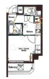 シンシア都庁前 4階 間取り図