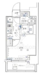 ル・リオン西早稲田 9階 間取り図