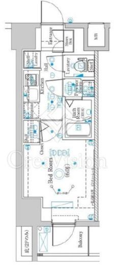 ラフィスタ横浜蒔田Ⅰ 5階 間取り図