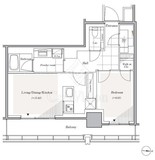 リビオレジデンス西麻布 1104 間取り図