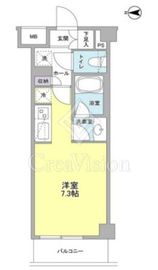 リバーレ蒲田仲六郷 407 間取り図