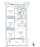 スカイグランデ津田沼 608 間取り図