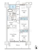スカイグランデ津田沼 610 間取り図