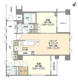 ピアース中目黒ローレルアイ 2階 間取り図